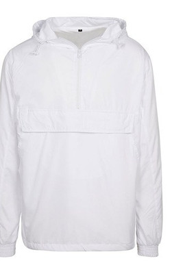 Build Your Brand BY096 - Men's Adjustable 1/4 Zip Hooded Jacket