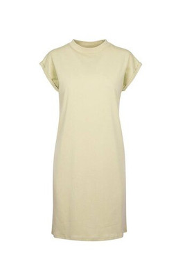 Build Your Brand BY101 - Dress with rolled up sleeves