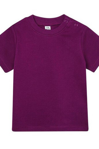 Babybugz BZ002 - Tricou pentru bebeluși din bumbac moale cu capse pe umăr