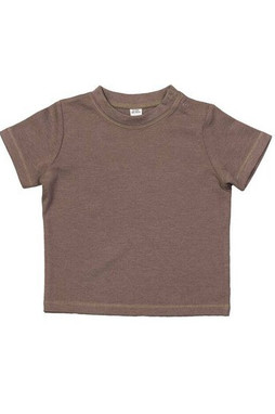 Babybugz BZ002 - Soft Cotton Baby Crew Neck Tee with Shoulder Poppers