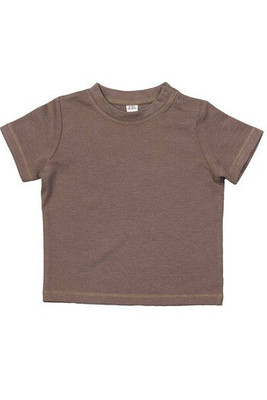Babybugz BZ002 - Soft Cotton Baby Crew Neck Tee with Shoulder Poppers