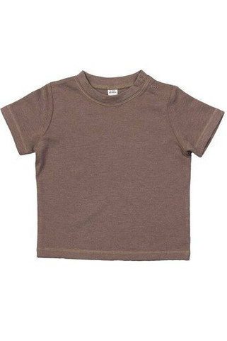 Babybugz BZ002 - Soft Cotton Baby Crew Neck Tee with Shoulder Poppers