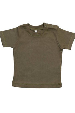 Babybugz BZ002 - T-shirt Bébé Coton Doux à Encolure Ronde