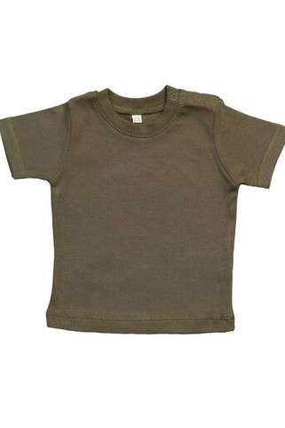 Babybugz BZ002 - T-shirt Bébé Coton Doux à Encolure Ronde