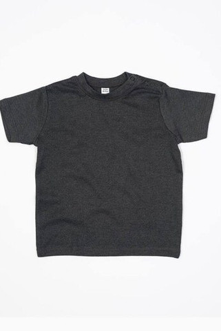 Babybugz BZ002 - Soft Cotton Baby Crew Neck Tee with Shoulder Poppers