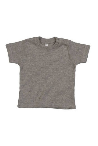 Babybugz BZ002 - Soft Cotton Baby Crew Neck Tee with Shoulder Poppers