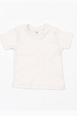 Babybugz BZ002 - Zachte Katoenen Baby T-shirt met Schouderknopen