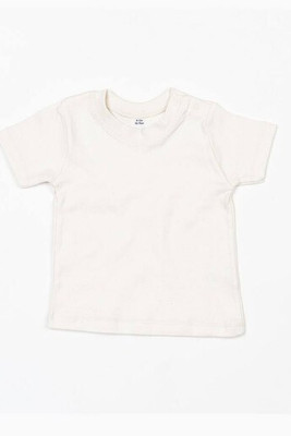Babybugz BZ002 - Soft Cotton Baby Crew Neck Tee with Shoulder Poppers