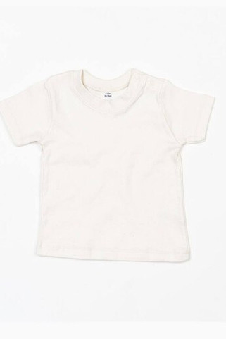 Babybugz BZ002 - T-shirt Bébé Coton Doux à Encolure Ronde