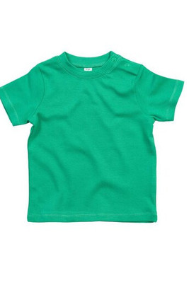 Babybugz BZ002 - Soft Cotton Baby Crew Neck Tee with Shoulder Poppers