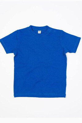Babybugz BZ002 - Soft Cotton Baby Crew Neck Tee with Shoulder Poppers