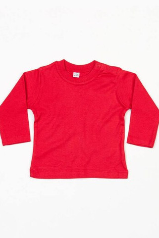 Babybugz BZ011 - Cozy Cotton Baby Long Sleeve Tee with Easy Poppers