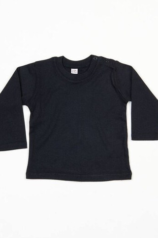 Babybugz BZ011 - Cozy Cotton Baby Long Sleeve Tee with Easy Poppers