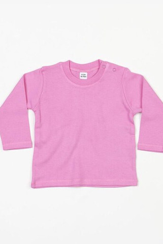 Babybugz BZ011 - Cozy Cotton Baby Long Sleeve Tee with Easy Poppers