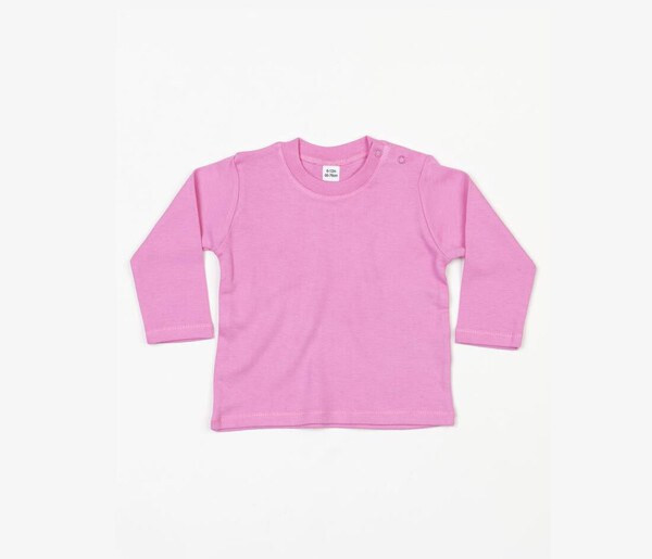 Babybugz BZ011 - Cozy Cotton Baby Long Sleeve Tee with Easy Poppers