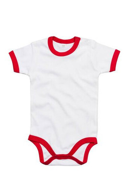 Babybugz BZ019 - Organisch Katoenen Babybody met Kleurrijke Accenten