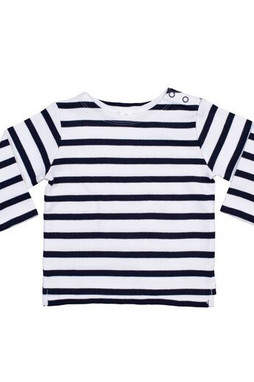 BABYBUGZ BZ052 - Maritimes Babyshirt aus Bio-Baumwolle