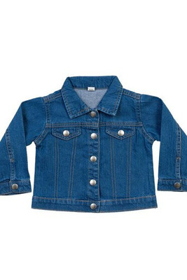 Babybugz BZ053 - Organic Cotton Unisex Baby Denim Jacket BZ053