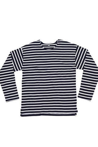 MANTIS MT136 - Organic Unisex Breton Striped Cotton Top