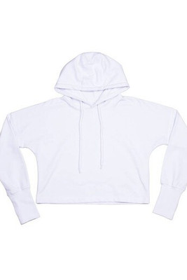 MANTIS MT140 - Organic Cotton Cropped Hoodie with Thumbhole Cuffs