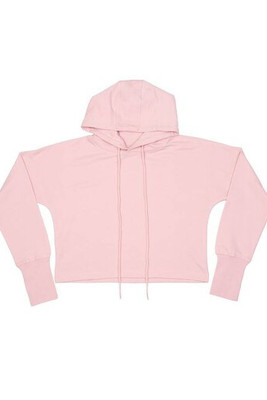 MANTIS MT140 - Organic Cotton Cropped Hoodie with Thumbhole Cuffs