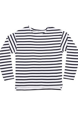 MANTIS MTK084 - Organic Cotton Kids Striped Breton Tee