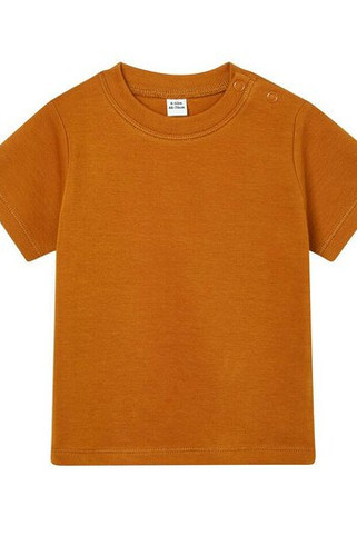 Babybugz BZ002 - Tricou pentru bebeluși din bumbac moale cu capse pe umăr