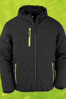 RESULT RS240X - BLACK COMPASS PADDED WINTER JACKET