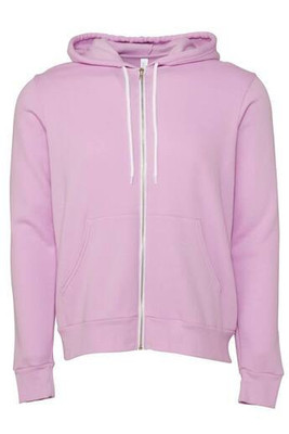 Bella+Canvas BE3739 - Huvtröja med Dragkedja i Unisex