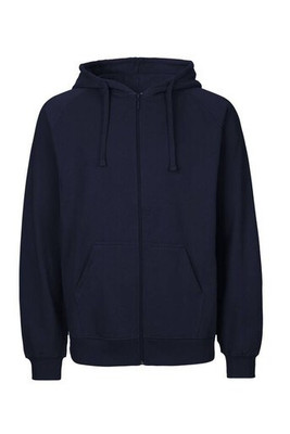 Neutral T63301 - FELPA CON CAPPUCCIO UNISEX IN COTONE TIGRATO CON ZIP