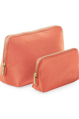 Bag Base BG751 - Elegant Saffiano Faux Leather Pouch by Bagbase