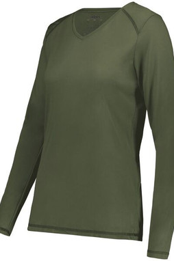 Augusta Sportswear 6847 - Ladies Super Soft Spun Poly Long Sleeve Tee