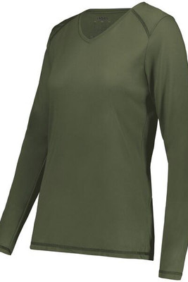 Augusta Sportswear 6847 - Ladies Super Soft Spun Poly Long Sleeve Tee