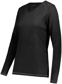 Augusta Sportswear 6847 - Ladies Super Soft Spun Poly Long Sleeve Tee