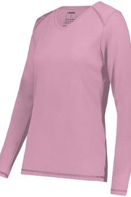 Augusta Sportswear 6847 - Ladies Super Soft Spun Poly Long Sleeve Tee