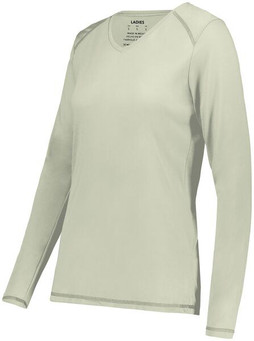 Augusta Sportswear 6847 - Ladies Super Soft Spun Poly Long Sleeve Tee