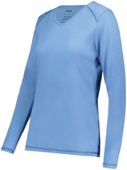 Augusta Sportswear 6847 - Ladies Super Soft Spun Poly Long Sleeve Tee