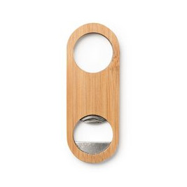 COLINS Compact design opener made of bamboo with a stainless steel interior and upper die-cast for hanging - EgotierPro AB4111