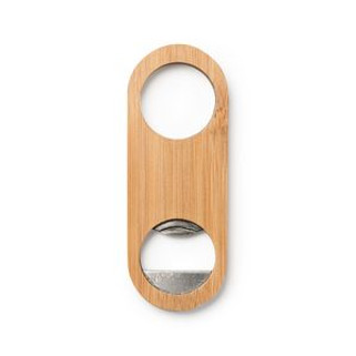 COLINS Compact design opener made of bamboo with a stainless steel interior and upper die-cast for hanging - EgotierPro AB4111