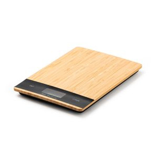 RABIL Digital kitchen scale with bamboo front shell - EgotierPro BC3028