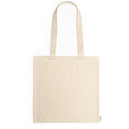 GRETA 100% organic cotton bag with practical 70 cm long handles - EgotierPro BO7167