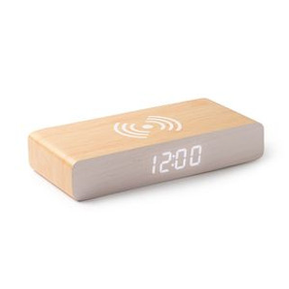 Stamina CR3029 - ICARUS Watch with 5W wireless charger made of MDF wood