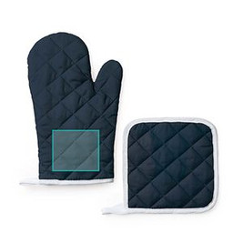 OLIVER Apron in 100% organic cotton with front pocket - EgotierPro DE9135