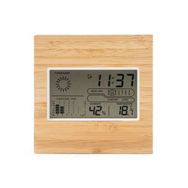 KELVIN Weather station with bamboo front shell - EgotierPro EM3004