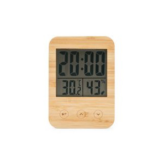 CELSIUS Weather station with bamboo front shell - EgotierPro EM3016