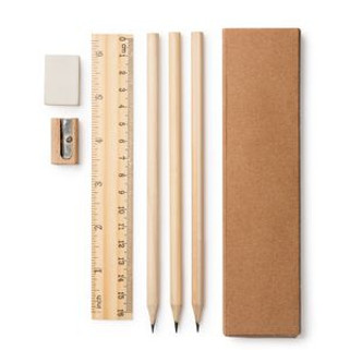 VERNAK Writing set in natural wood - EgotierPro HW8087
