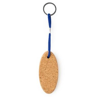YATE Floating natural cork keychain with durable polyester rope - EgotierPro KO4108