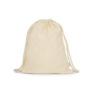 MUNA Drawstring backpack made of 100% organic cotton - EgotierPro MO7098