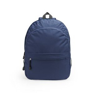 WILDE 600D polyester backpack with two main compartments and a front pocket - EgotierPro MO7174