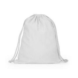 ADARE 100% cotton drawstring backpack with matching cords - EgotierPro MO7175
